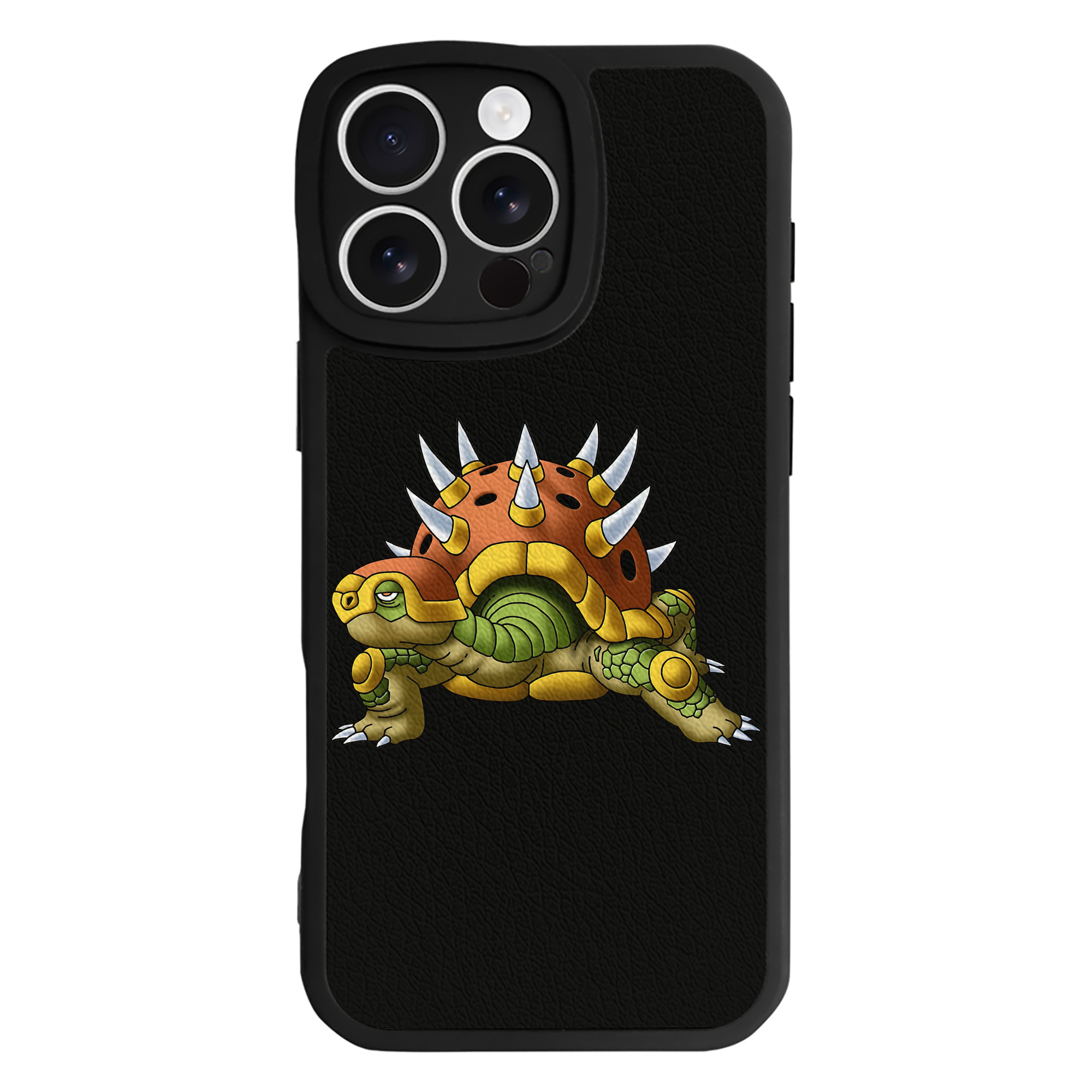 （画像用） ドラゴンクエスト Doragon Kuesuto Dragon Quest 【iPhone 16シリーズ対応】シリコンスマホケース（レザー調） 材質：シリコン